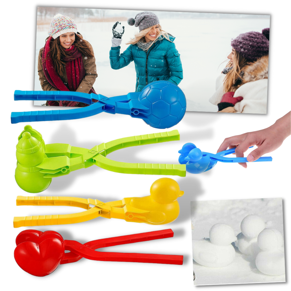 4-Pack snøballmaskin - Ozerty