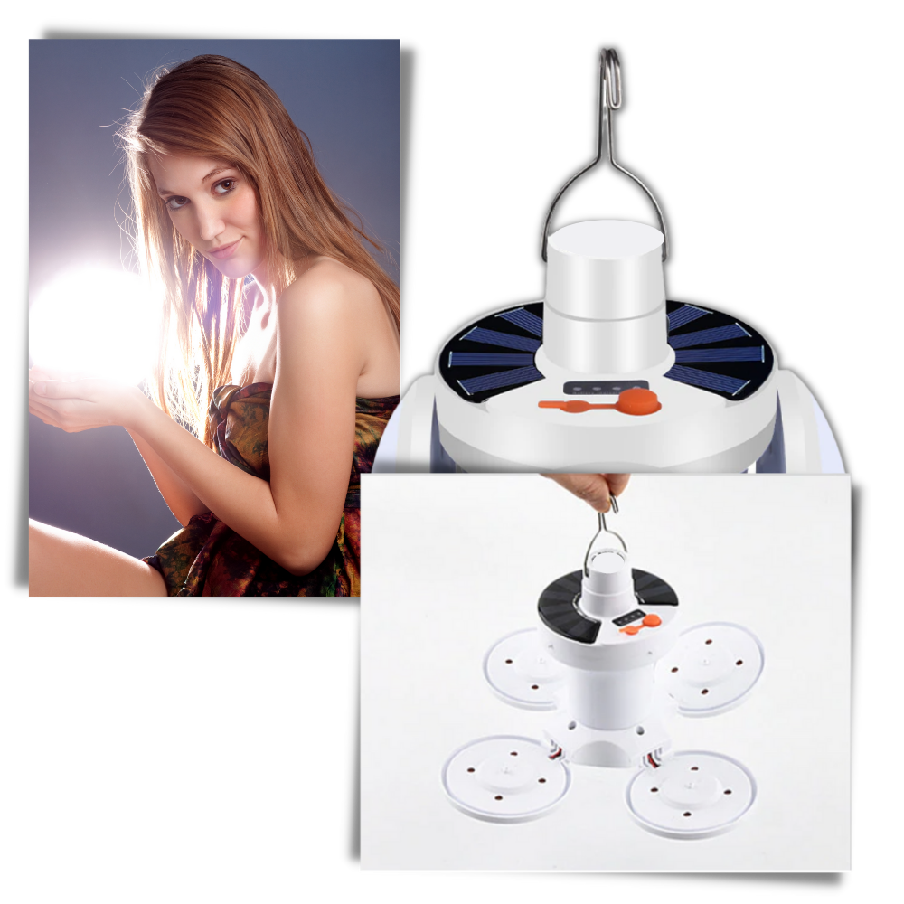 Oppladbar camping LED-lampe - Ozerty