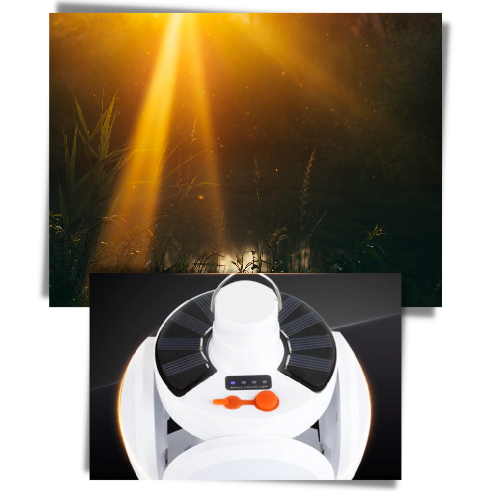 Oppladbar camping LED-lampe - Ozerty