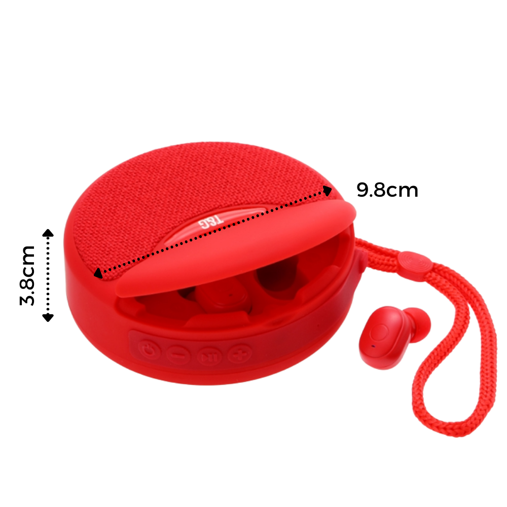 Trådløs Bluetooth-høyttaler med ørepropper - Ozerty