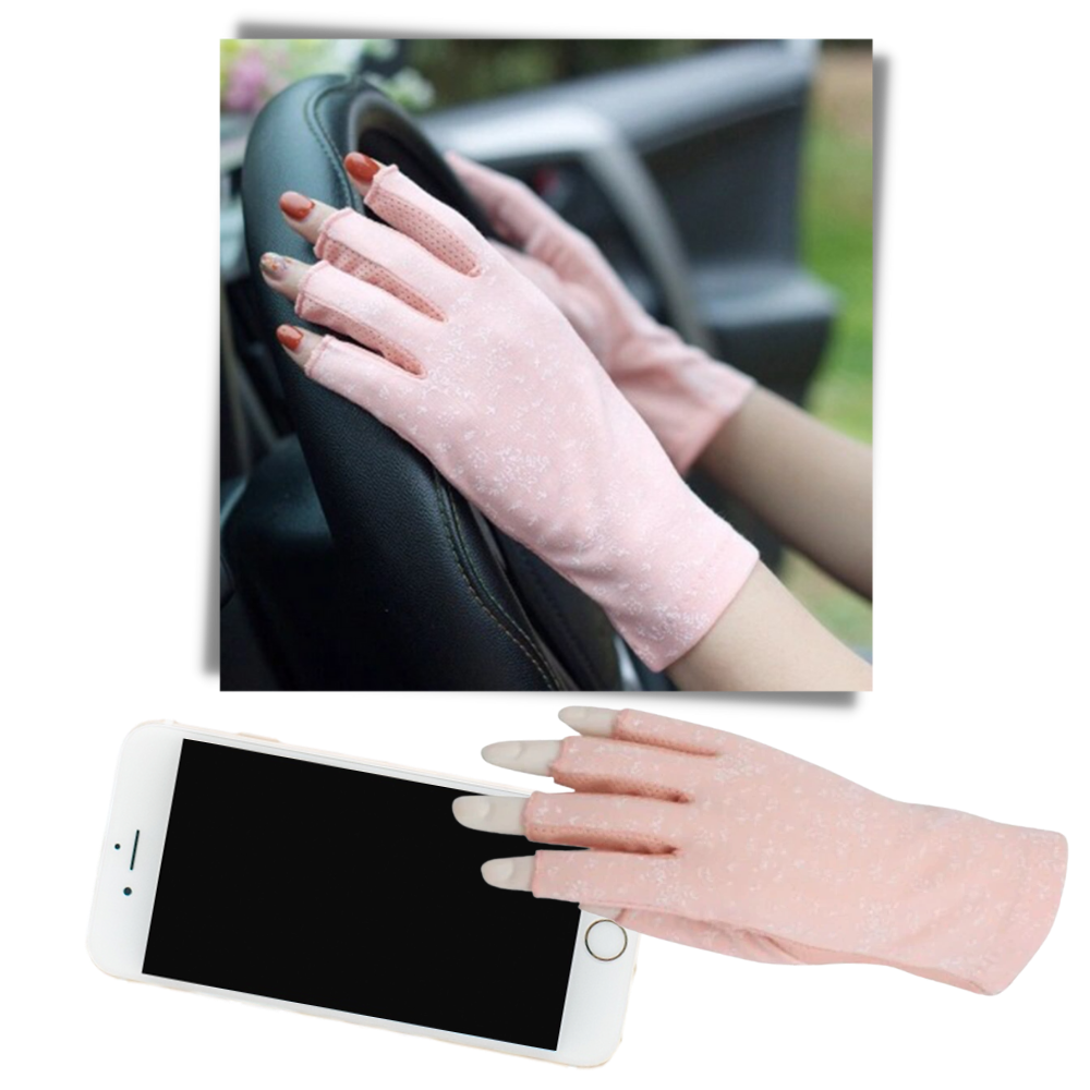 Stilige UV-beskyttende bomullshansker - Ozerty