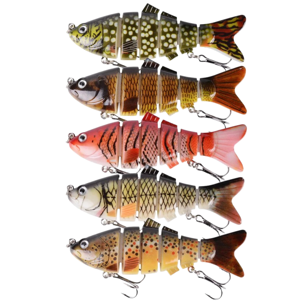 Sett med kunstig Wobbler fiskesluk - Ozerty