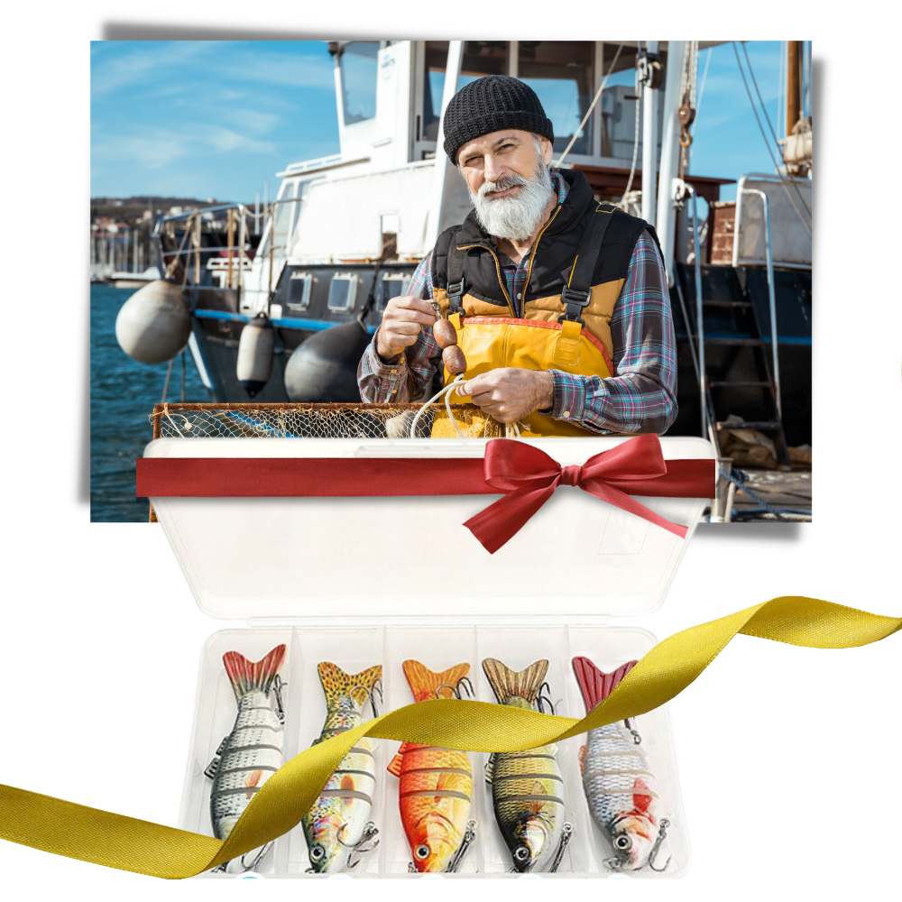 Sett med kunstig Wobbler fiskesluk - Ozerty