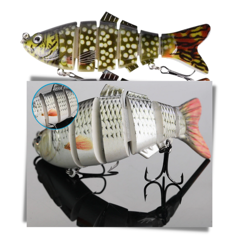 Sett med kunstig Wobbler fiskesluk - Ozerty