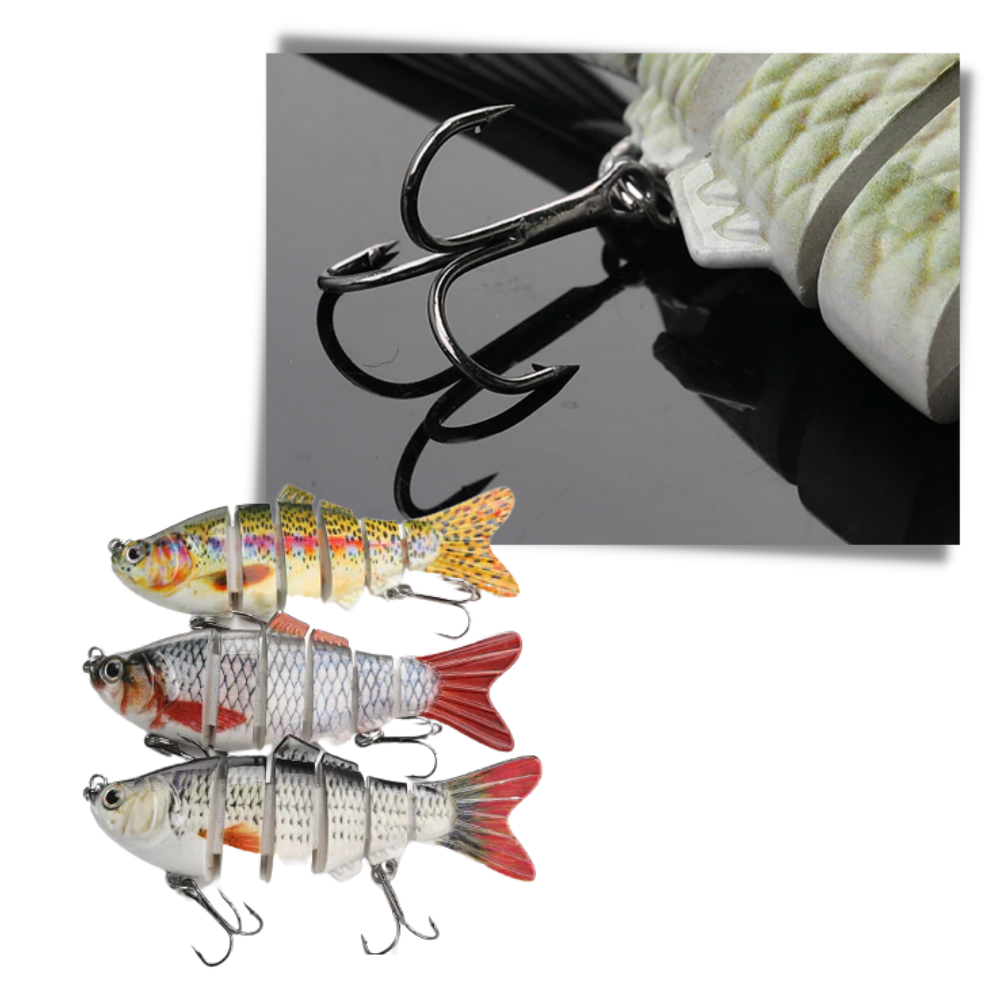 Sett med kunstig Wobbler fiskesluk - Ozerty