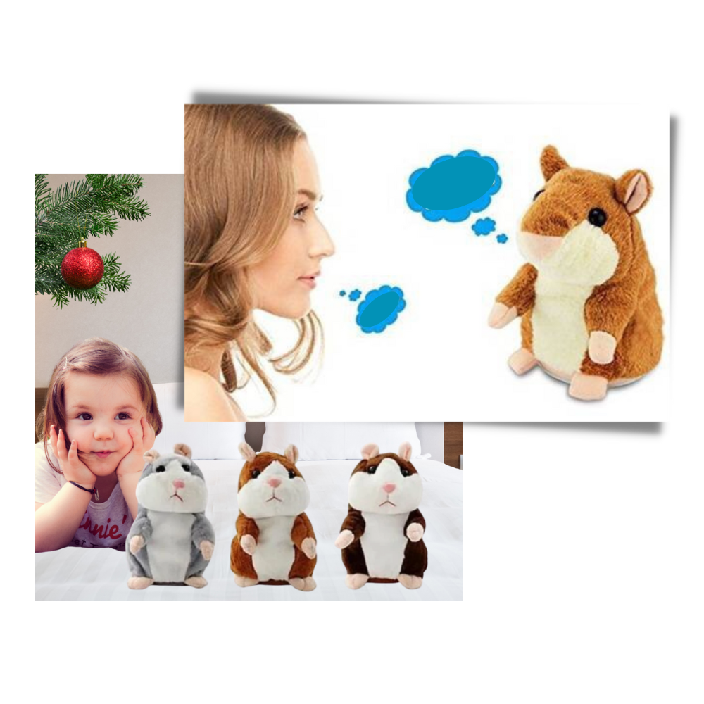 Snakkende hamster i plysj - Ozerty