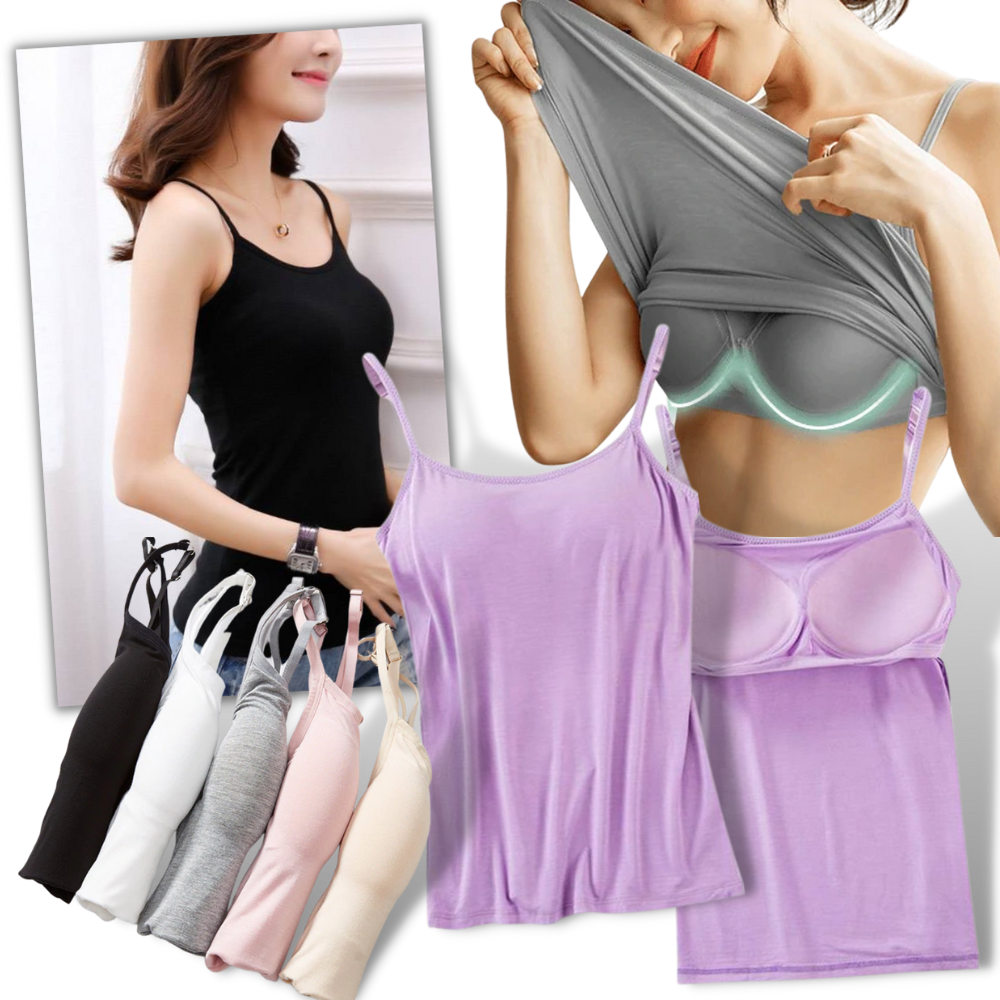 Camisole med innebygd BH - Ozerty