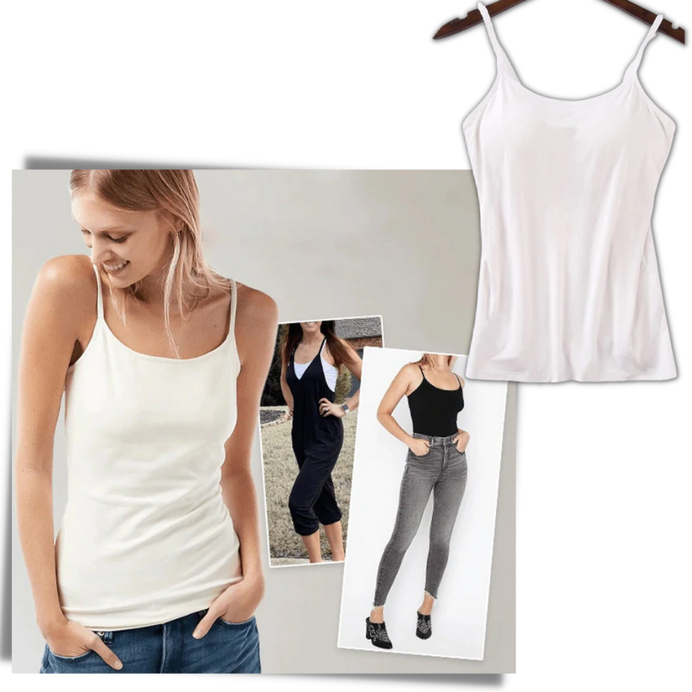 Camisole med innebygd BH - Ozerty