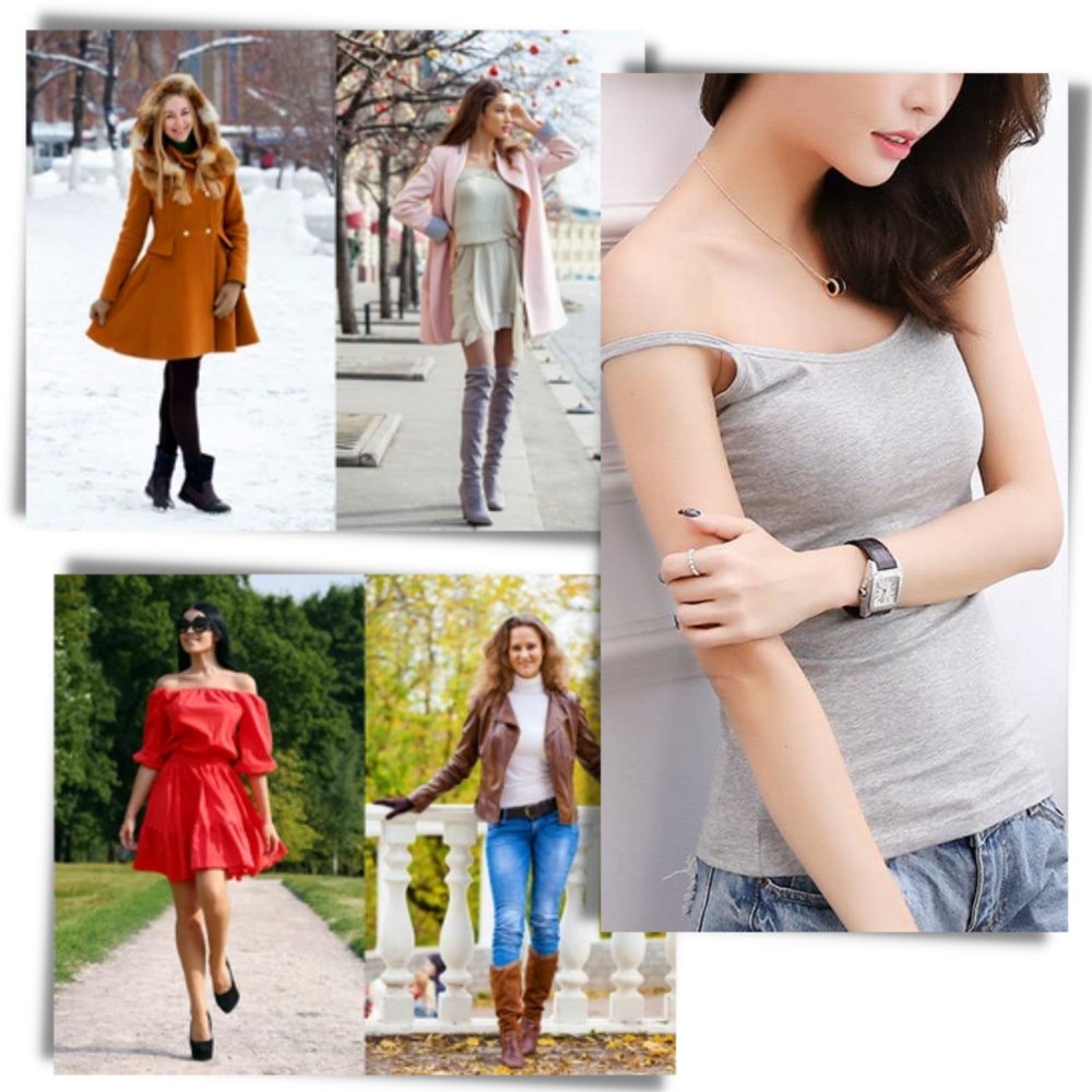 Camisole med innebygd BH - Ozerty