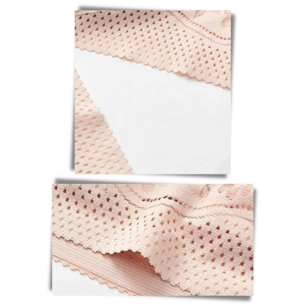 Sømløs pustende blonde BH - Ozerty