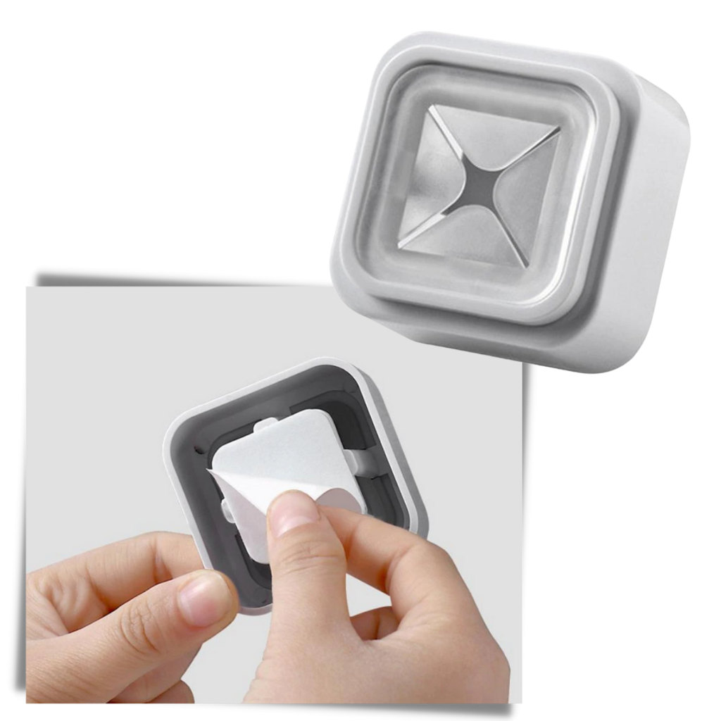 Pakke med 3 selvklebende håndkleholdere - Ozerty