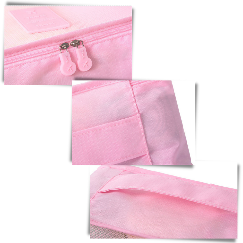 Sett med 6 små reisevesker til kofferten - Ozerty