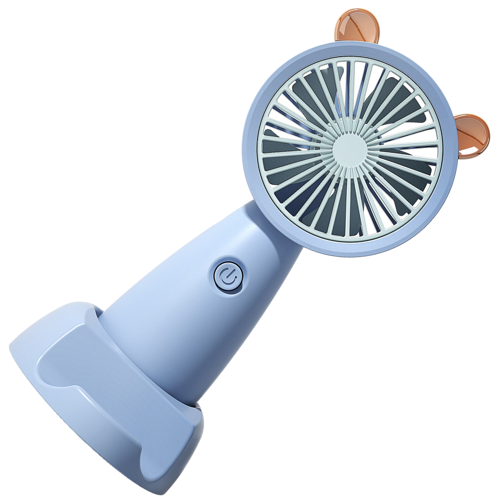 Mini USB-vifte med telefonholder - Ozerty
