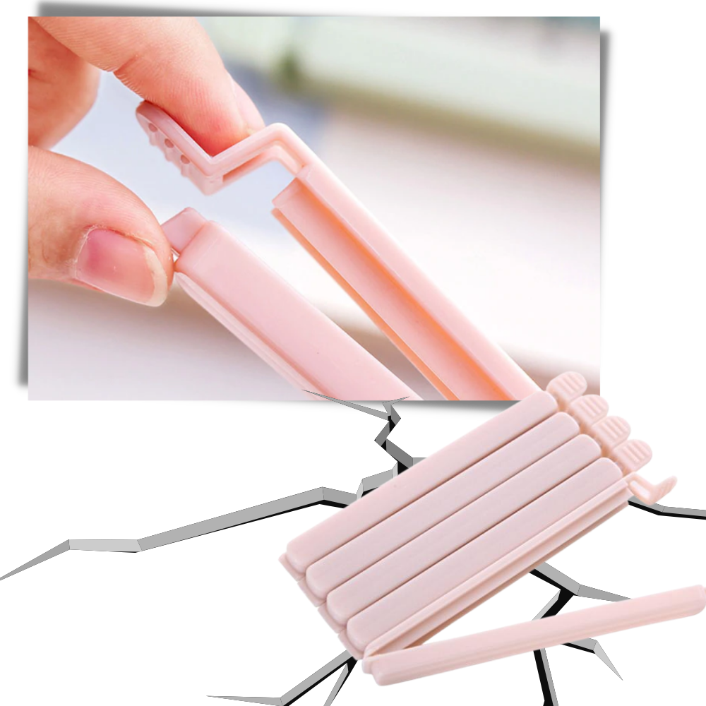 Pakke med 15 forseglingsklemmer til matpakken - Ozerty