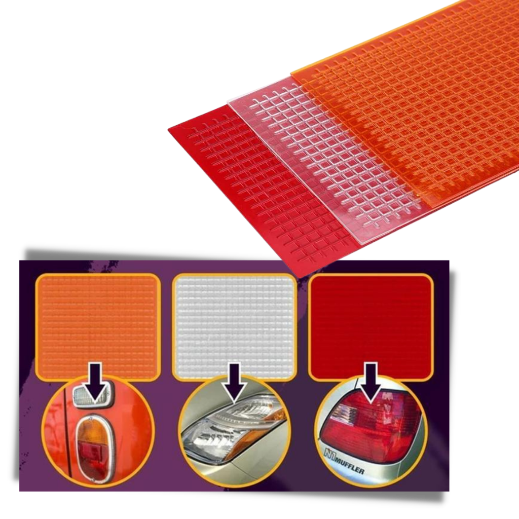 3 stykker reparasjonsfilm til baklys - Ozerty