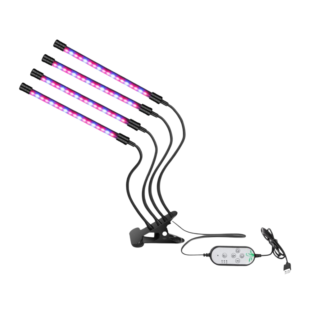 4-hodet LED USB innendørs vekstlys - Ozerty