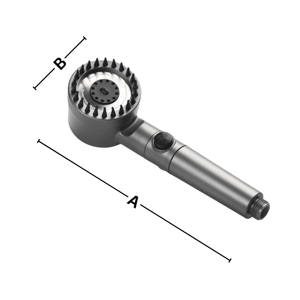 4-i-1 dusjhode med høyt trykk
- Ozerty