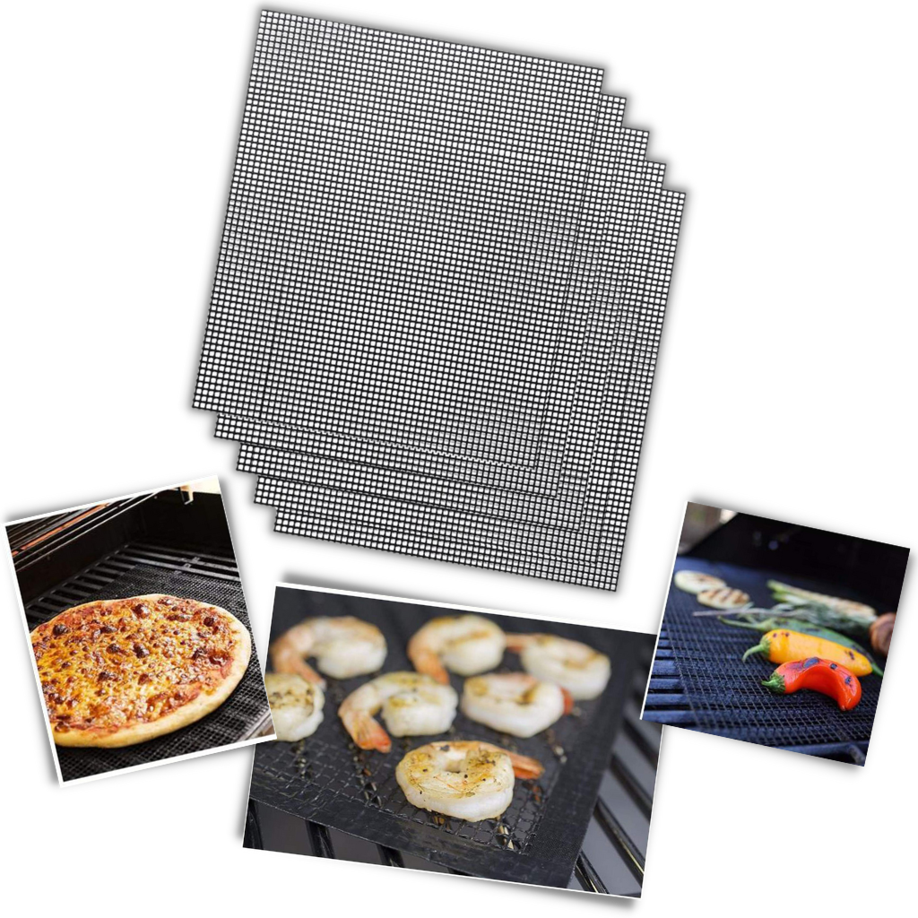 5 ikke-klebrige grillmatter