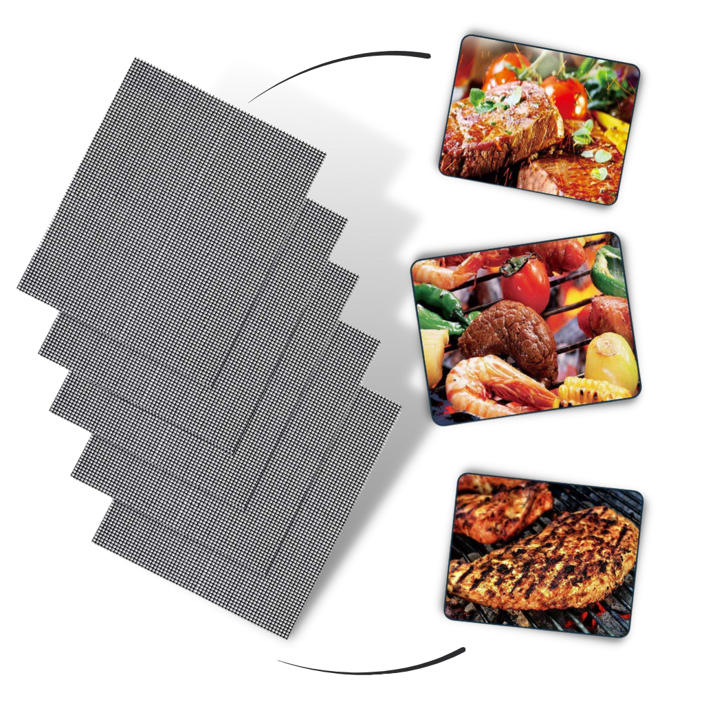 5 ikke-klebrige grillmatter