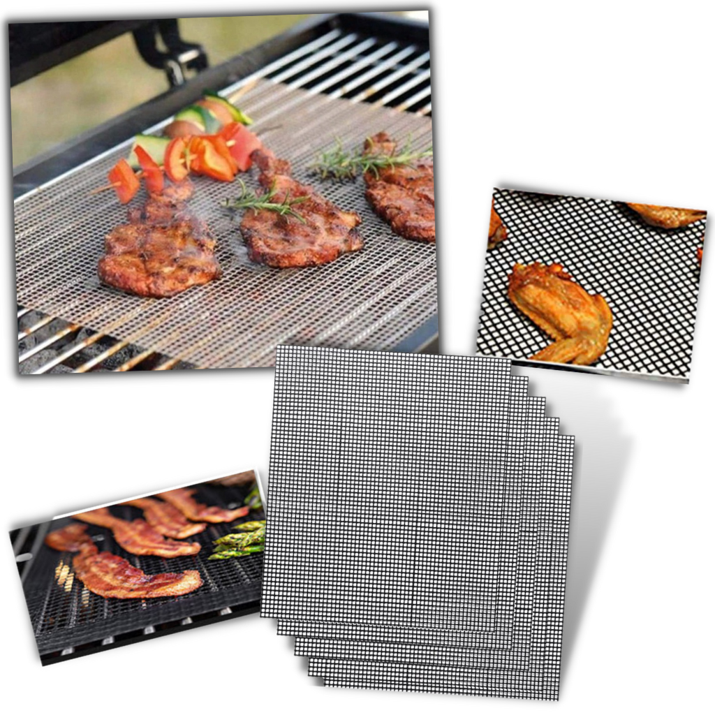 5 ikke-klebrige grillmatter - Ozerty