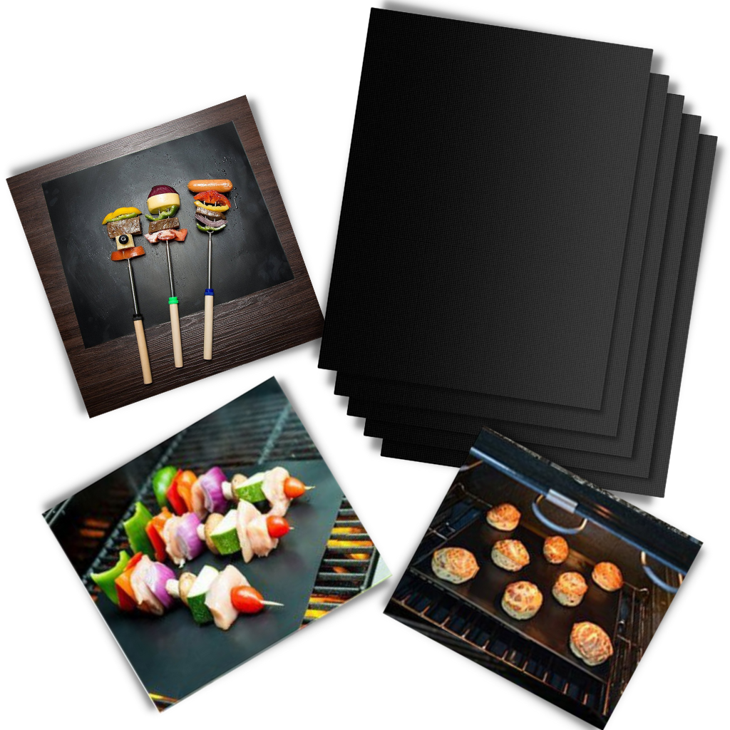 5 premium ikke-klebrige grillmatter - Ozerty