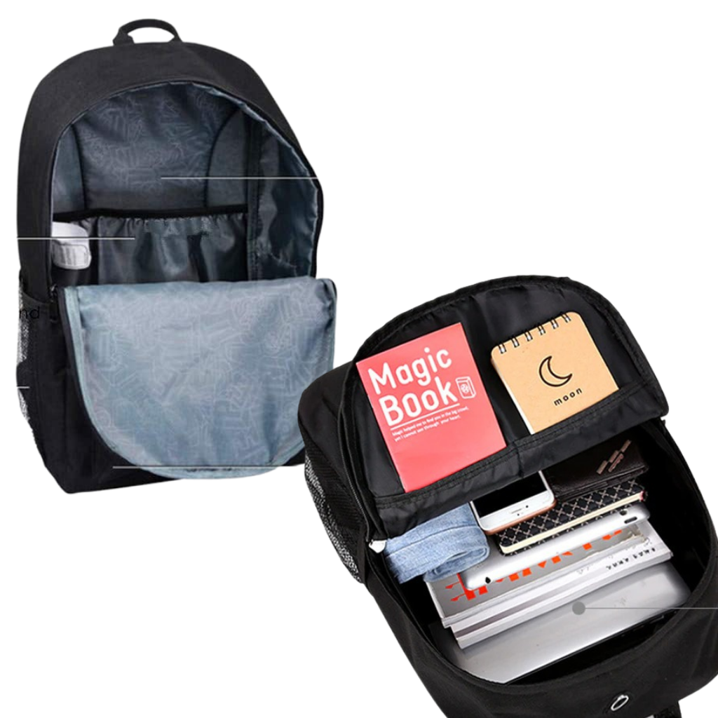 Lysende anime laptop ryggsekk - Ozerty