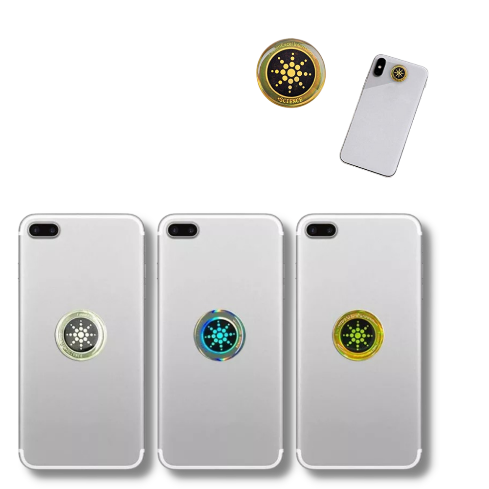 Pakke med 6 anti-stråling klistremerker - Ozerty