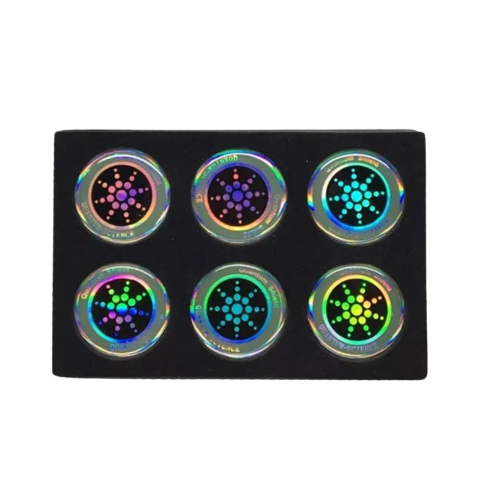 Pakke med 6 anti-stråling klistremerker