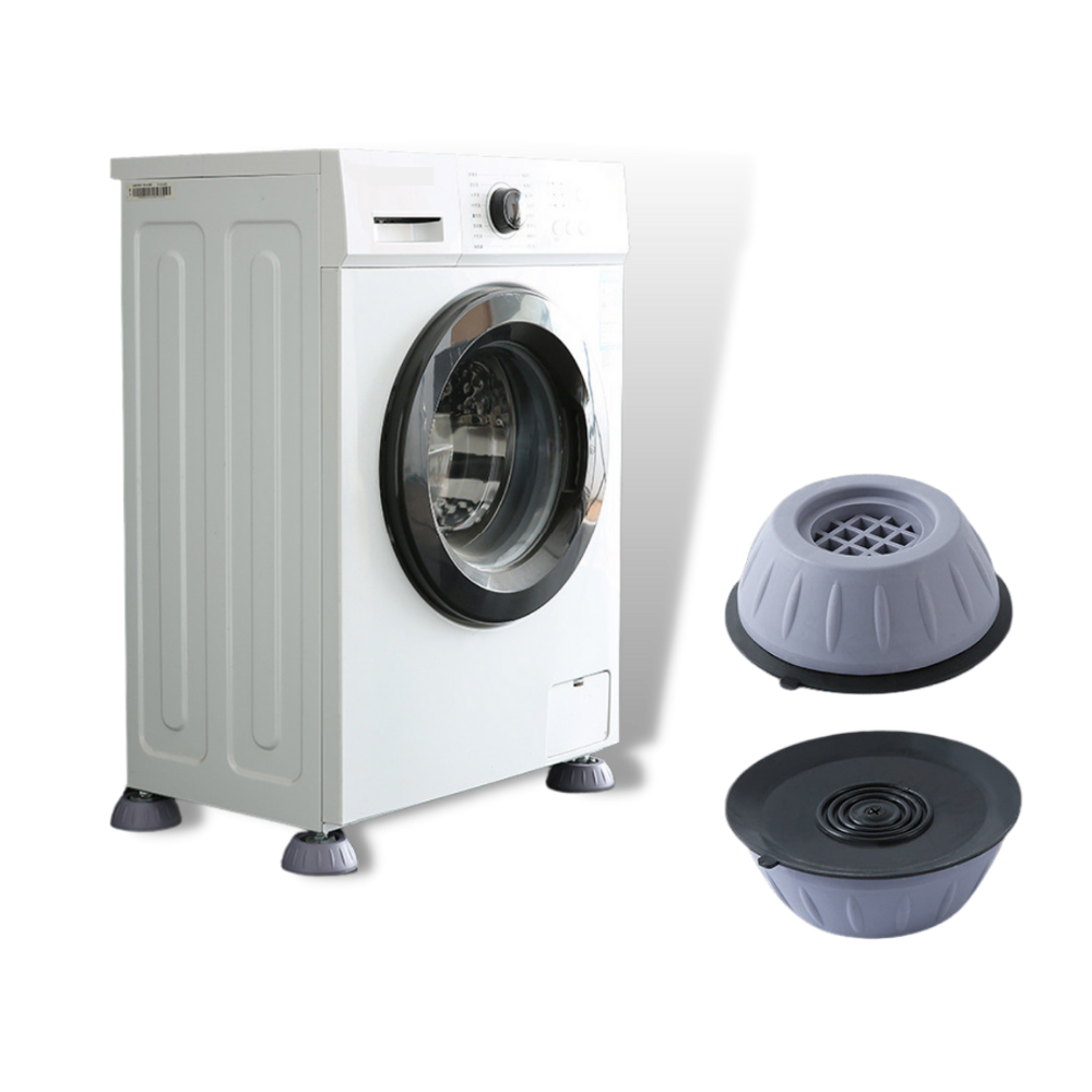 Pakke med 4 gummiføtter med antivibrasjon - Ozerty