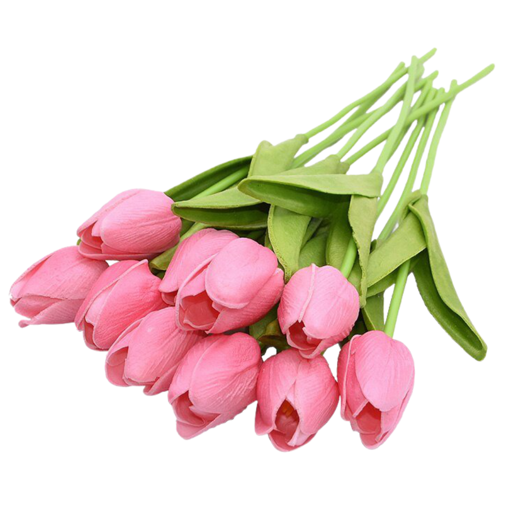 Artificial tulip flowers (10 pcs)