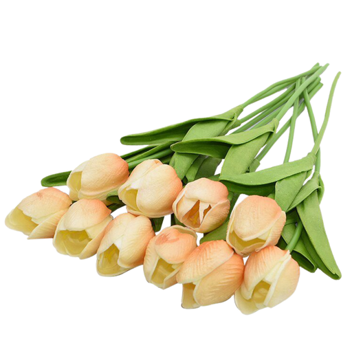 Artificial tulip flowers (10 pcs)