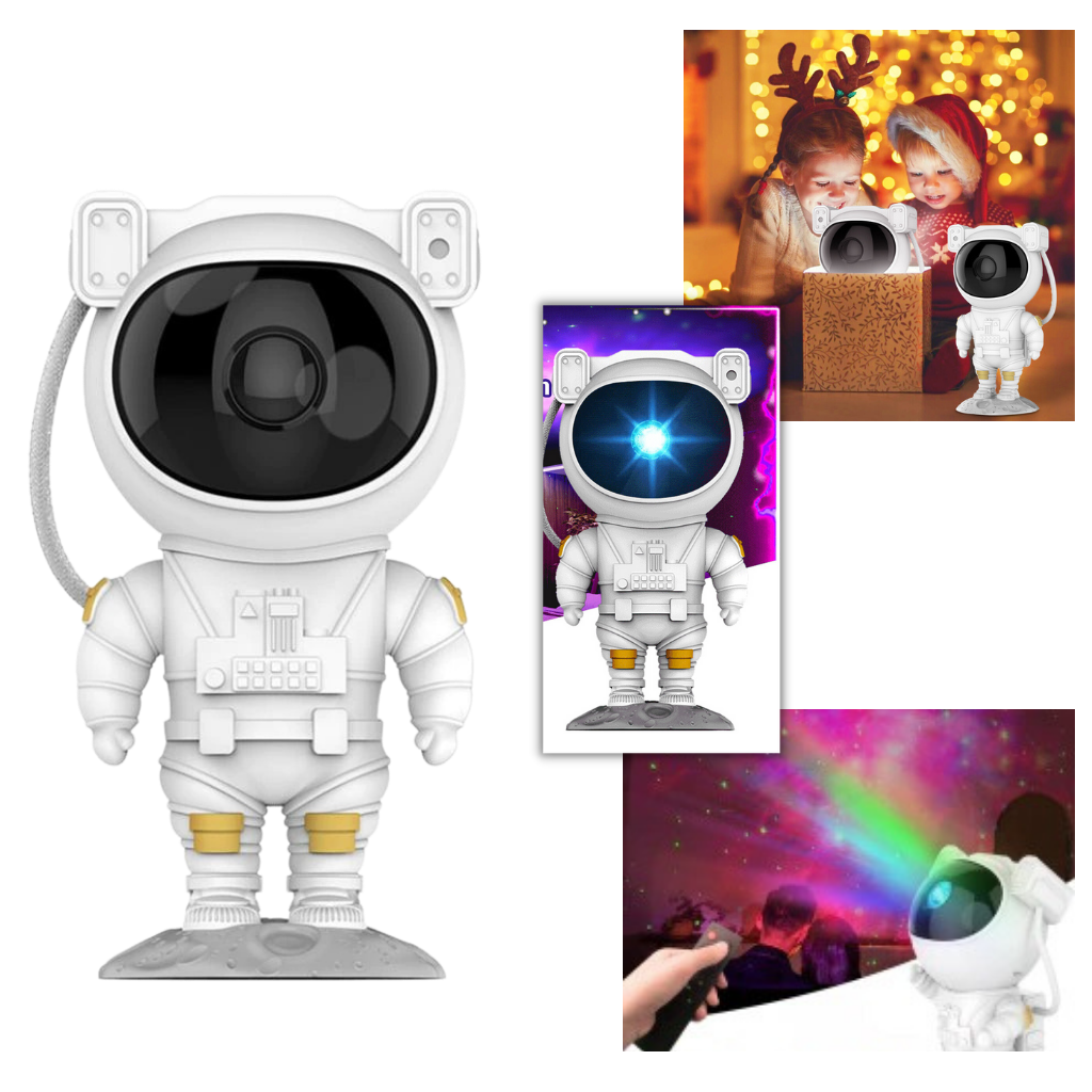 Astronaut projektor nattlampe  - Ozerty