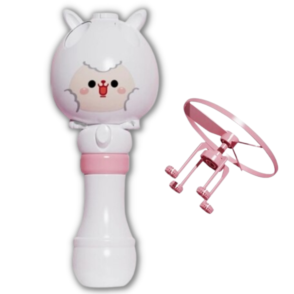 2-in-1 bubble machine toy
