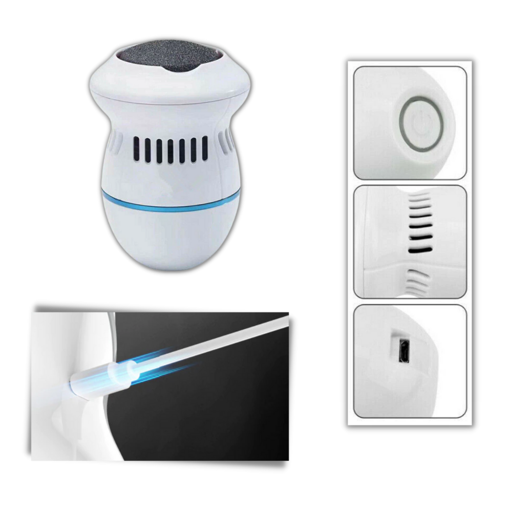 Elektrisk hudfjerner for hard hud - Ozerty