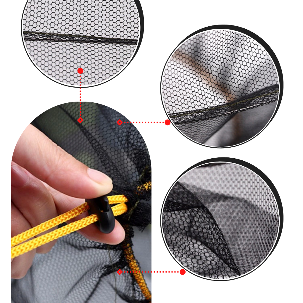 Kamuflasje birøkterhatt med nylonnett - Ozerty