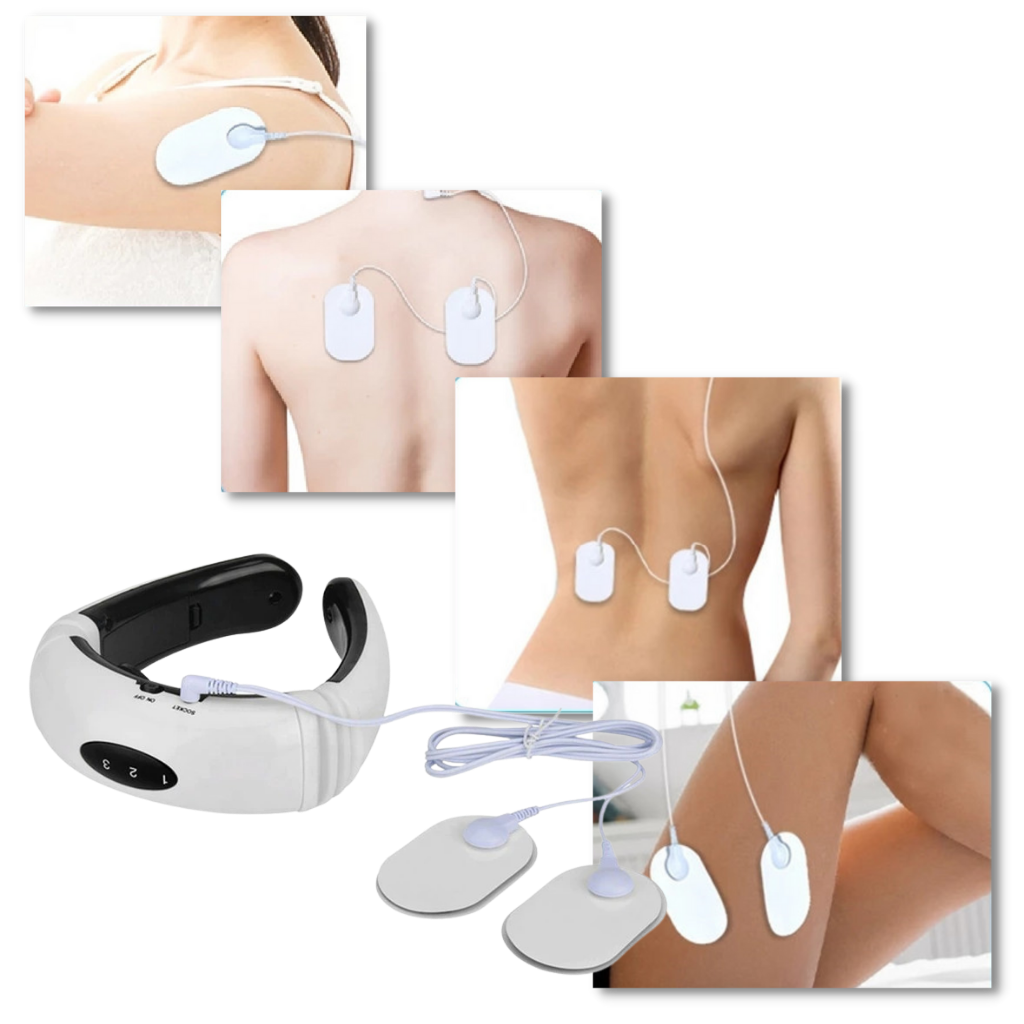 Sirkulær nakkemassasjer med infrarød oppvarming - Ozerty