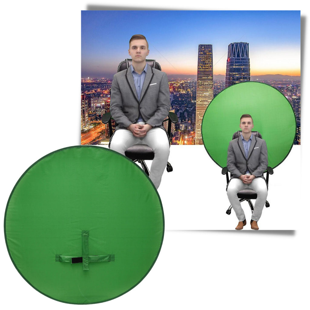 Sammenleggbar green-screen for stol  - Ozerty