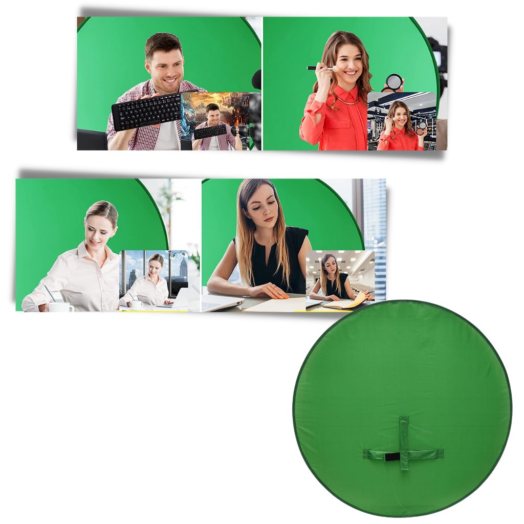 Sammenleggbar green-screen for stol  - Ozerty