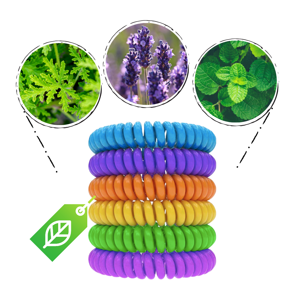 Myggavstøtende vanntette armbånd (10 stk) - Ozerty