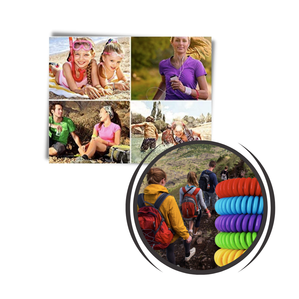 Myggavstøtende vanntette armbånd (10 stk) - Ozerty