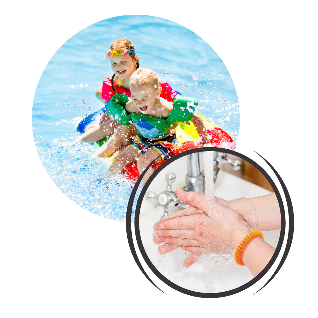 Myggavstøtende vanntette armbånd (10 stk) - Ozerty