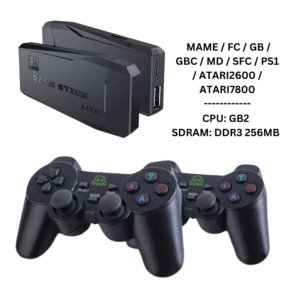 Retro videospillkonsoller og stick - Ozerty