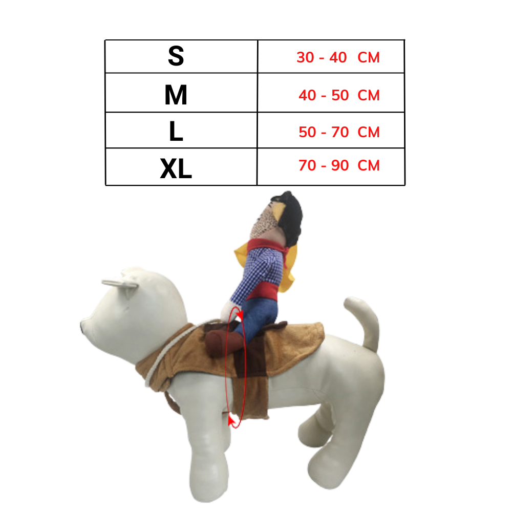 Cowboy hundekostyme - Ozerty