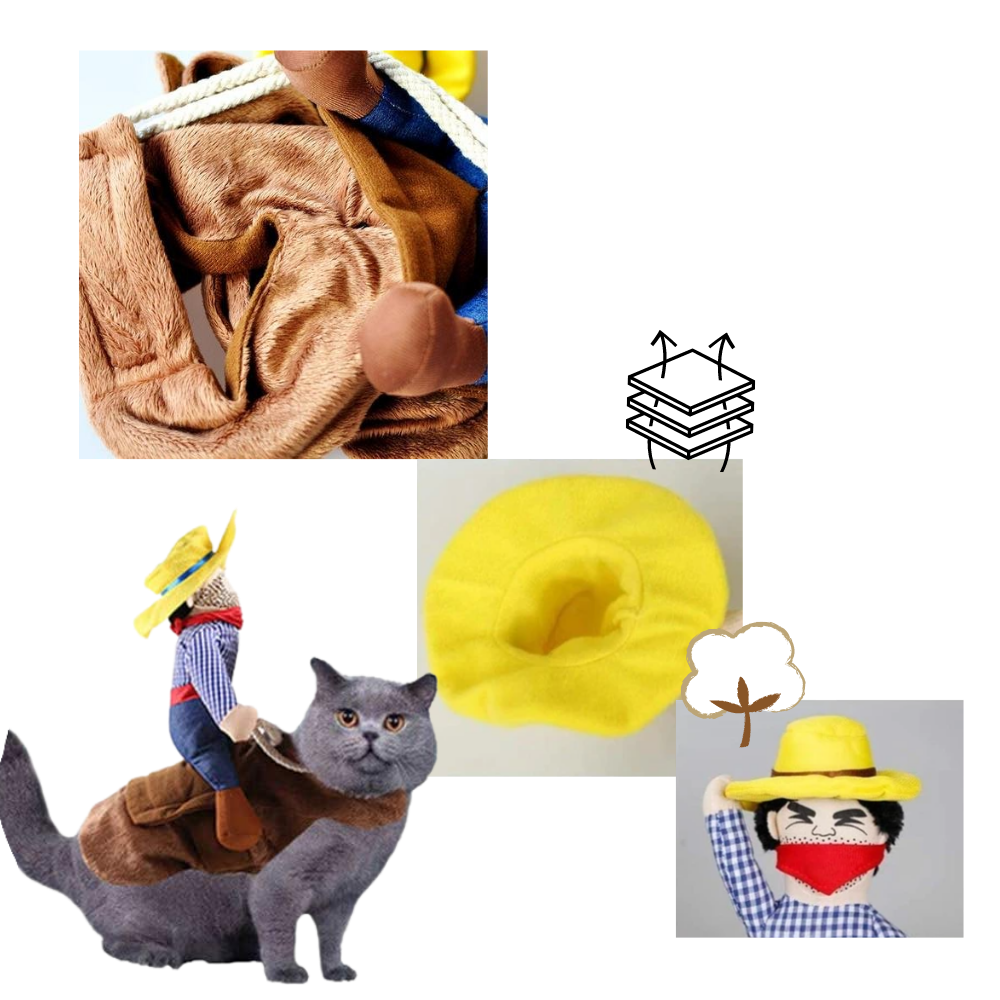 Cowboy hundekostyme - Ozerty