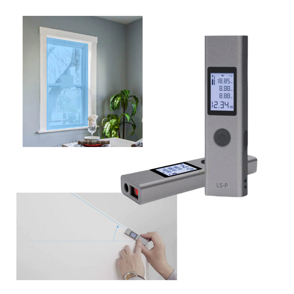 Intelligent digital avstandsmåler med laser - Ozerty