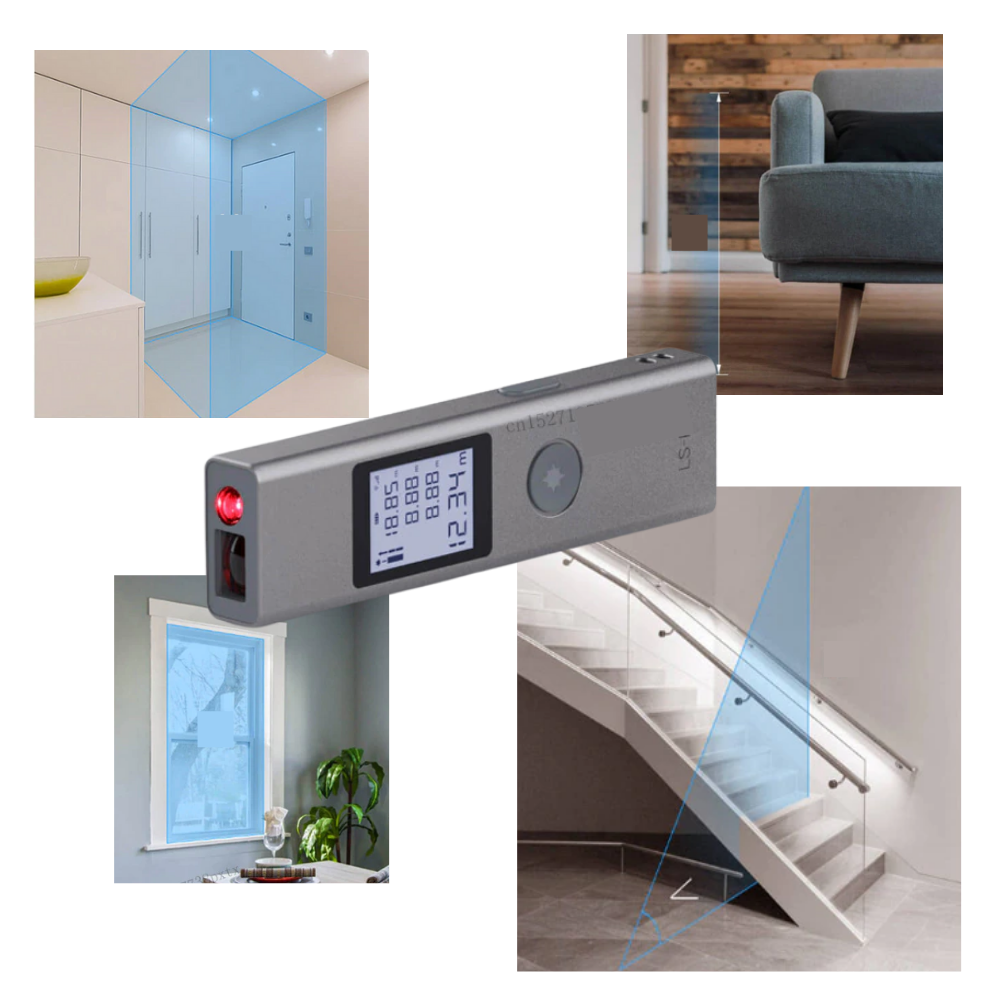 Intelligent digital avstandsmåler med laser - Ozerty