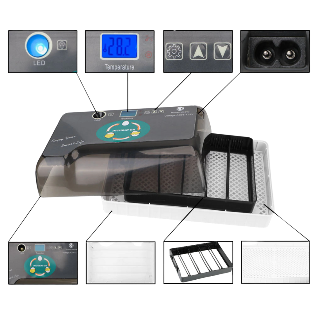 Digital automatisk egginkubator - Ozerty