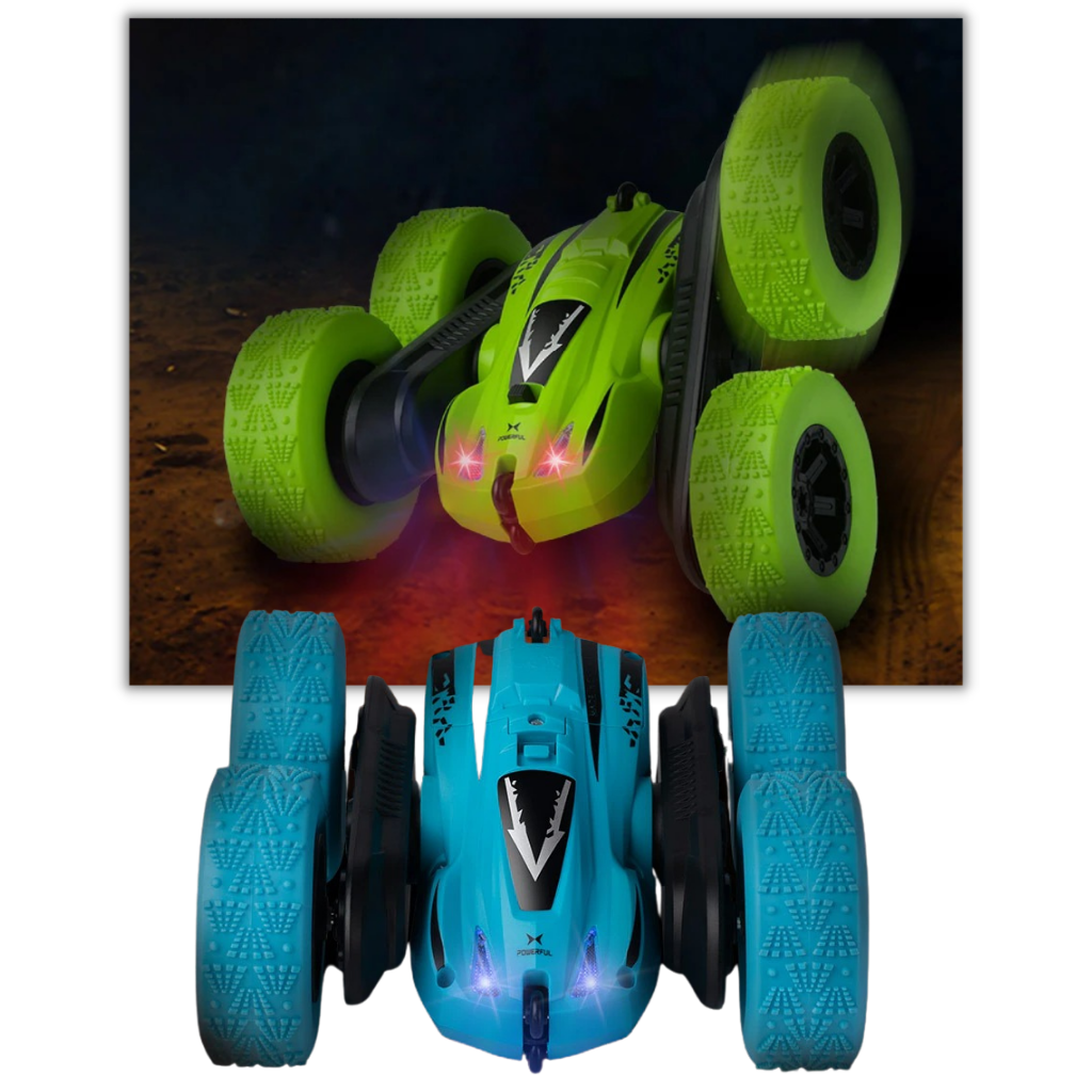 Dobbeltsidig fjernstyrt bil - Ozerty