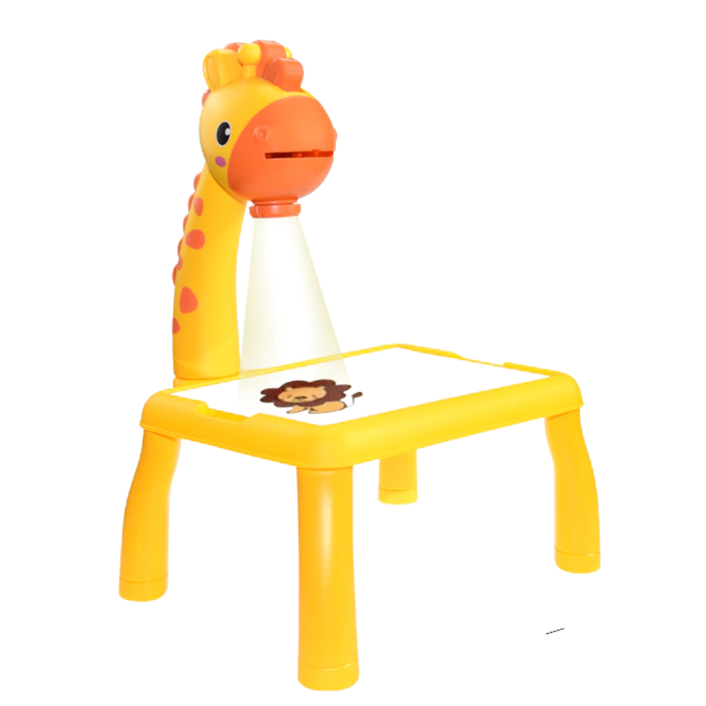 Drawing table for children with projection
