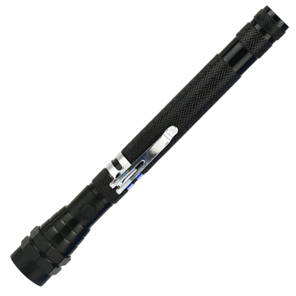 Teleskopisk magnetisk LED lommelykt  - Ozerty